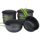Набір посуду для кемпінгу Starcamp Cookware set 2-3 HX-CK03 black