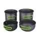 Набір посуду для кемпінгу Starcamp Cookware set 2-3 HX-CK03 black