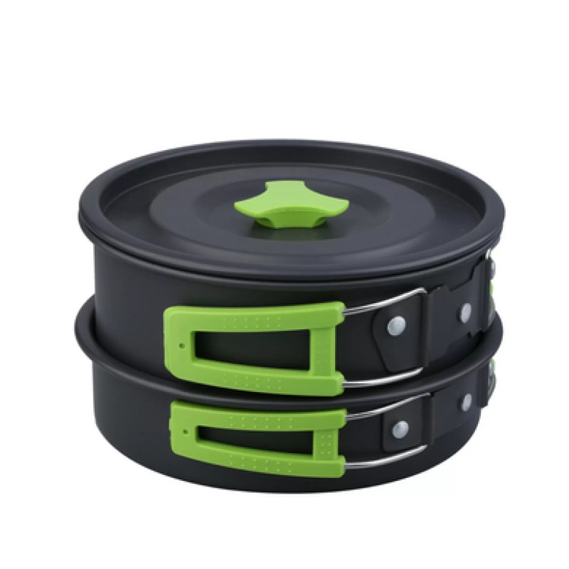 Набір посуду для кемпінгу Starcamp Cookware set 2-3 HX-CK05 black