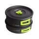 Набір посуду для кемпінгу Starcamp Cookware set 3-4 HX-CK07 black