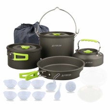 Набір посуду для кемпінгу Starcamp Cookware set 2-3 HX-CK08 black