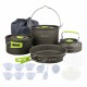 Набір посуду для кемпінгу Starcamp Cookware set 2-3 HX-CK08 black