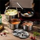 Набір посуду для кемпінгу Starcamp Cookware set 3-4 HX-SK09 steel