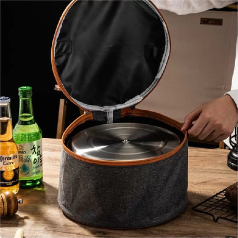 Набір посуду для кемпінгу Starcamp Cookware set 3-4 HX-SK09A steel