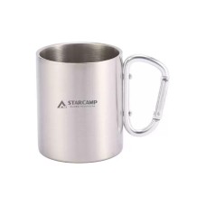 Кружка з карабіном Starcamp Travel mug 300 мл HX-MG300 steel