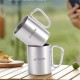 Кружка з карабіном Starcamp Travel mug 300 мл HX-MG300 steel