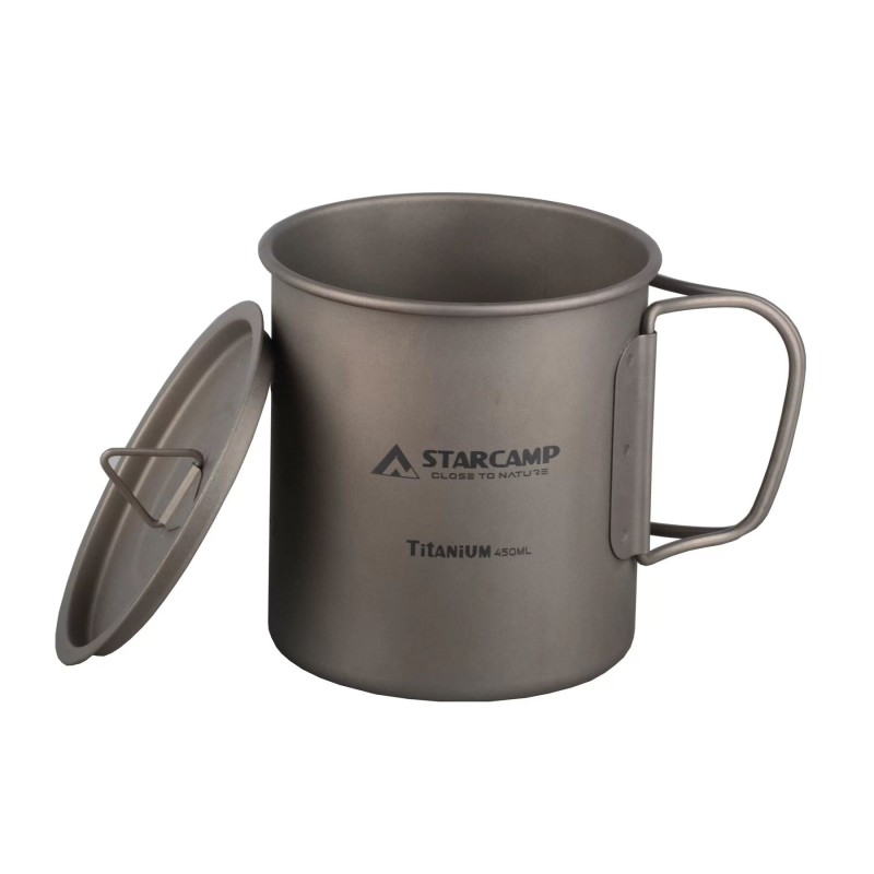 Кружка титанова Starcamp 450 мл HX-TK01 titanium