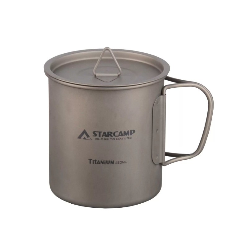 Кружка титанова Starcamp 450 мл HX-TK01 titanium