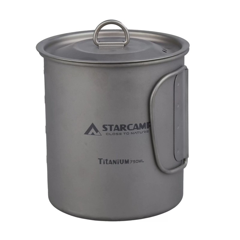 Кружка титанова Starcamp 750 мл HX-TK01B titanium