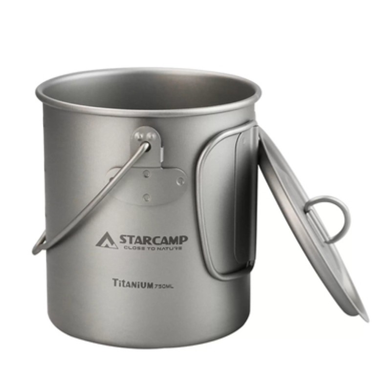 Кружка титанова Starcamp 750 мл HX-TK10 titanium