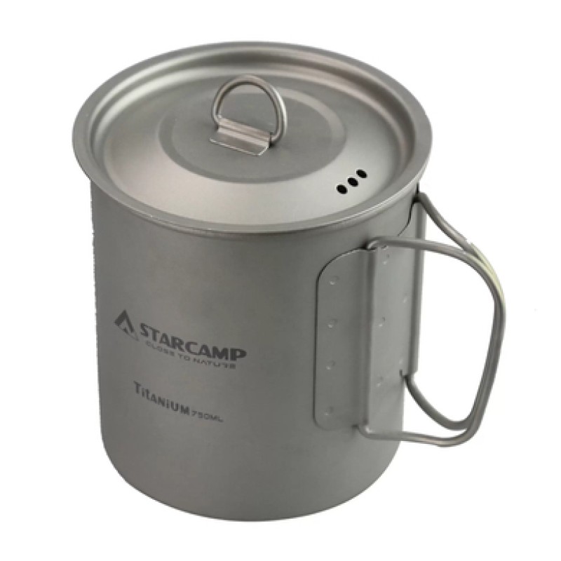 Кружка титанова Starcamp 750 мл HX-TK10 titanium