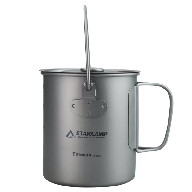 Кружка титанова Starcamp 750 мл HX-TK10 titanium