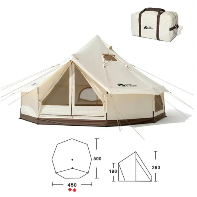 Намет-шатро Mobi Garden ERA Camp 260 NX20561036 ivory