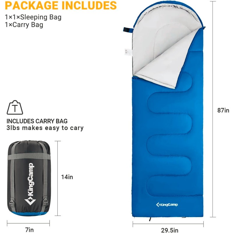 Спальний мішок KingCamp Oasis 250 KS3121 green