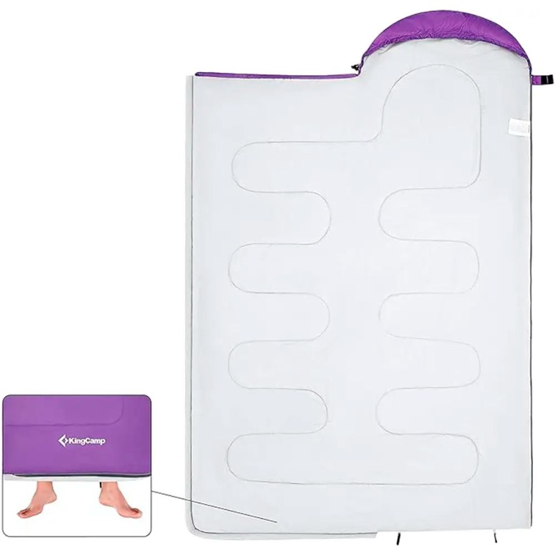 Спальний мішок KingCamp Oasis 250 KS3121 purple
