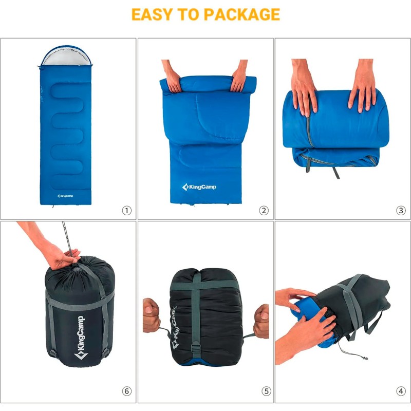 Спальний мішок KingCamp Oasis 250S KS3221 blue