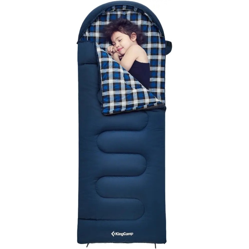 Дитячий спальний мішок KingCamp Cloud 300S KS2213 navy