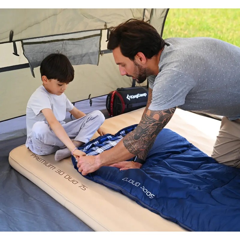 Дитячий спальний мішок KingCamp Cloud 300S KS2213 navy