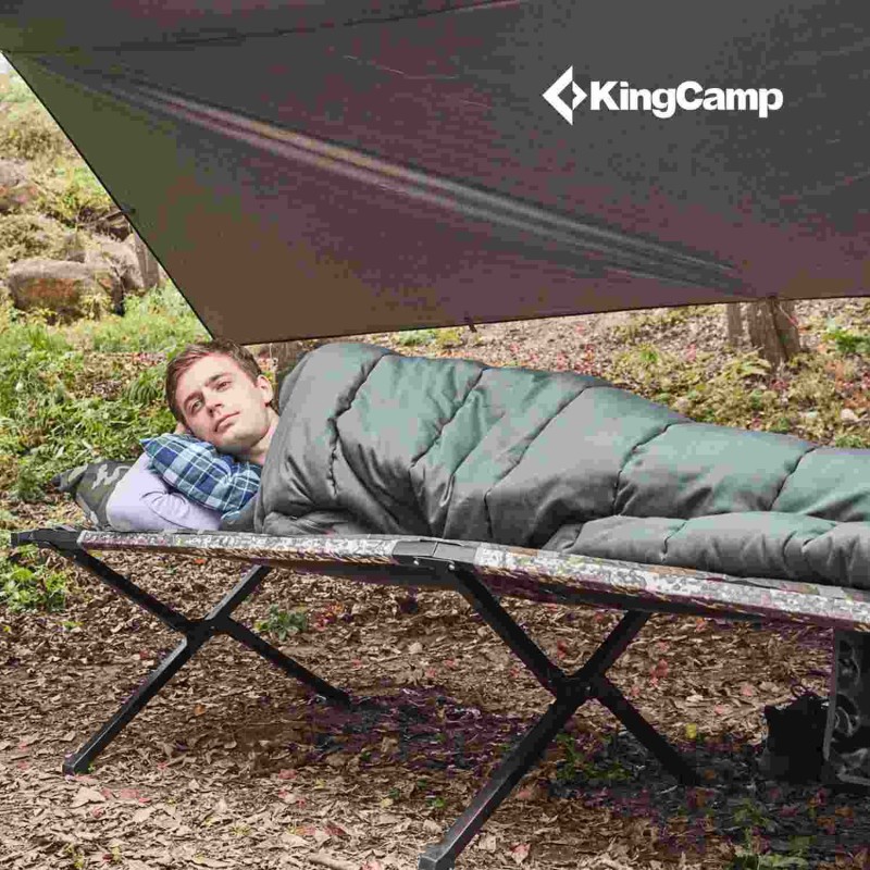Розкладне кемпінгове ліжко KingCamp KC2103 camouflage