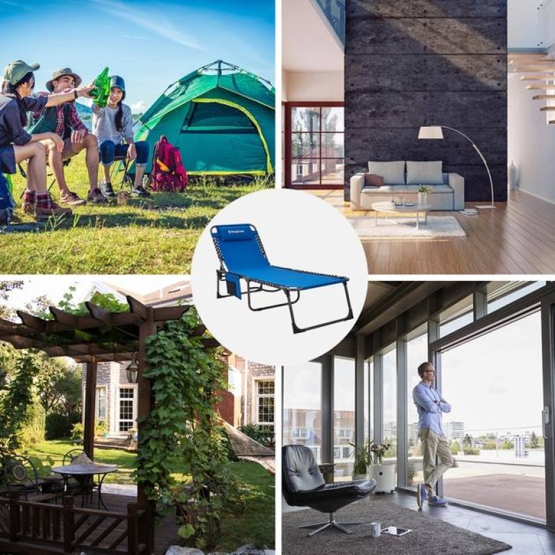 Розкладне ліжко KingCamp Berlin KC2419 blue