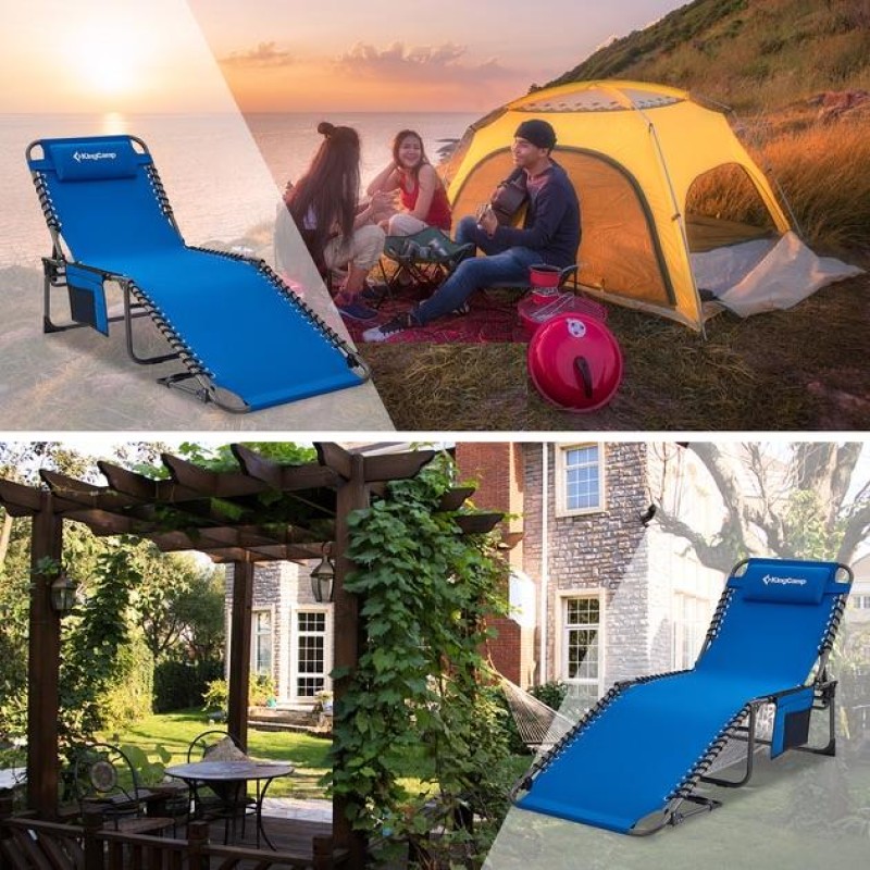 Розкладне ліжко KingCamp Berlin KC2419 blue