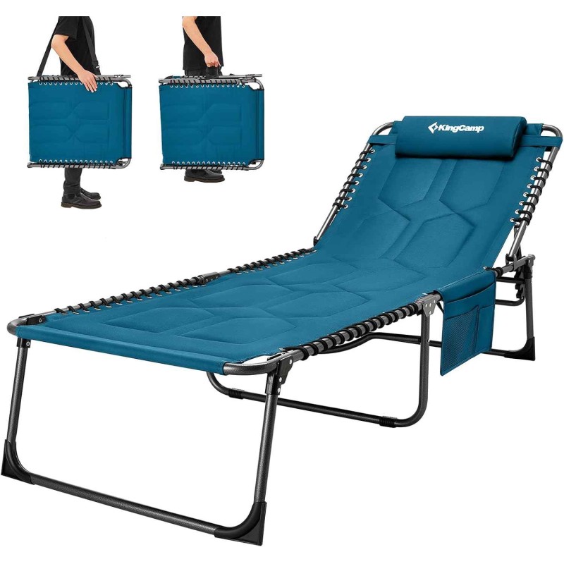 Ліжко розкладне KingCamp Bavaria KC2421 blue