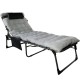 Ліжко розкладне KingCamp Hamburg Plus grey/black