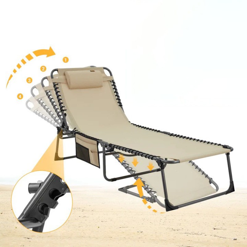 Ліжко розкладне KingCamp Cool KC2221 khaki