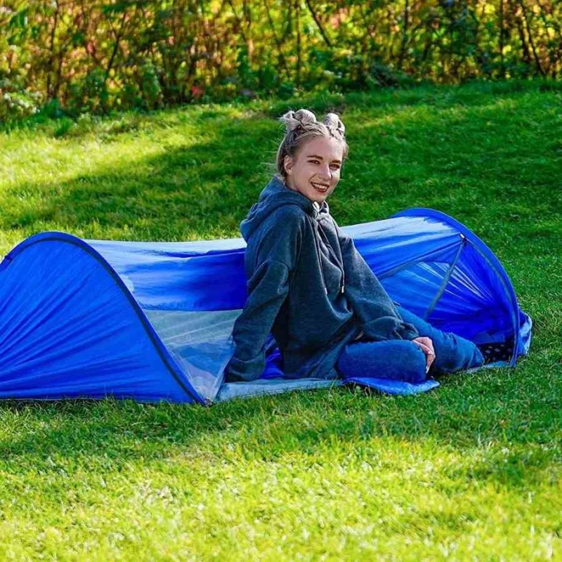 Гамак двомісний з антимоскітною сіткою KingCamp KG2107 blue
