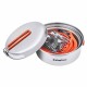 Набір посуду туристичного нержавіюча сталь KingCamp Set pro KA2210 silver