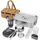 Набір посуду для кемпінгу на 4 особи KingCamp Hot Pot set pro KA2310 silver