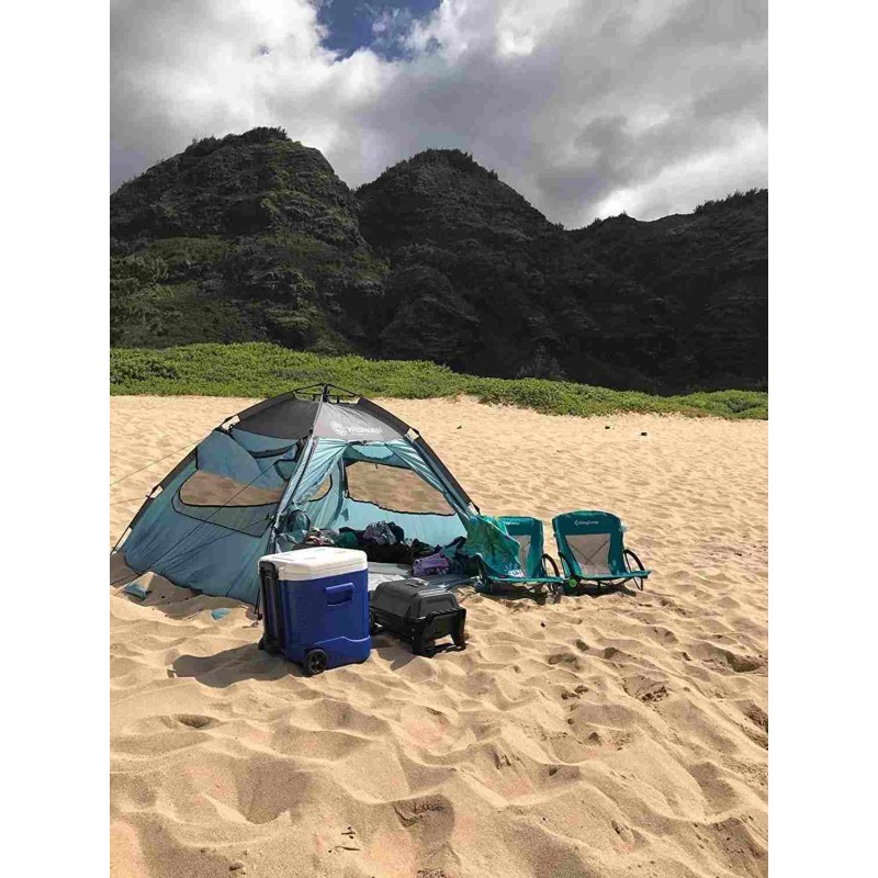 Крісло складане KingCamp Beach KC3841 cyan