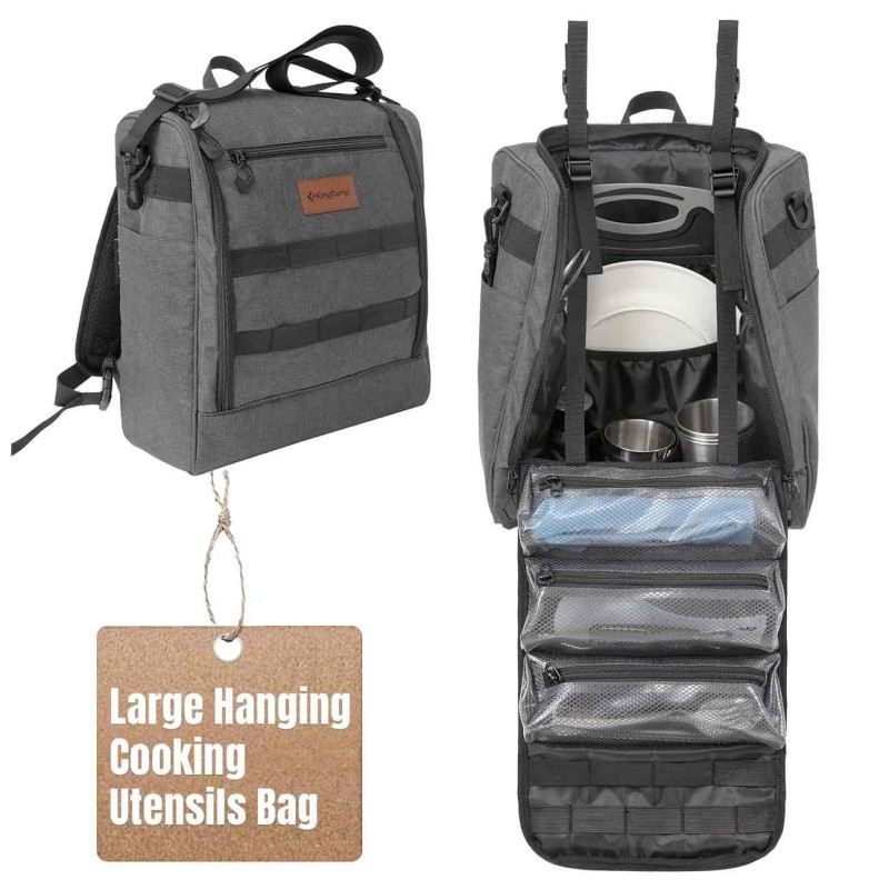 Сумка-органайзер Camping Kitchen organizer KingCamp KB2501 grey