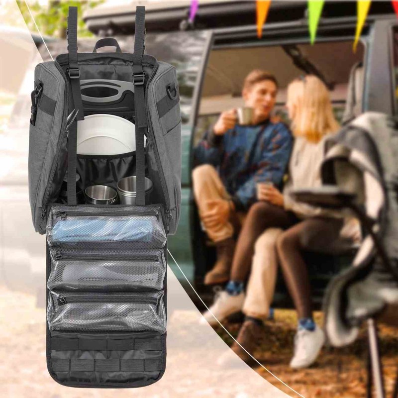 Сумка-органайзер Camping Kitchen organizer KingCamp KB2501 grey