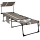 Шезлонг KingCamp Magnolia B10 Plus KC2520 grey/white