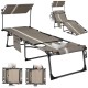 Шезлонг KingCamp Magnolia B10 Plus KC2520 grey/white