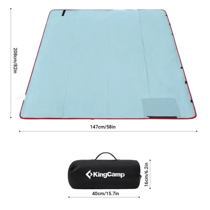 Килимок для пікніка KingCamp Jasmine KP2002 light blue