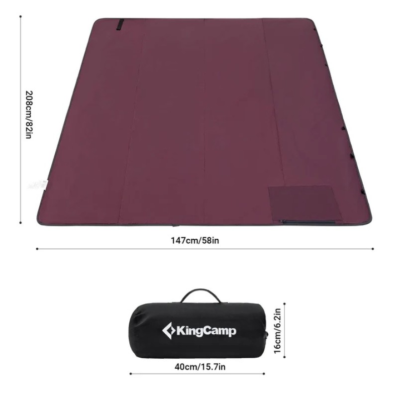 Килимок для пікніка KingCamp Jasmine KP2002 purple