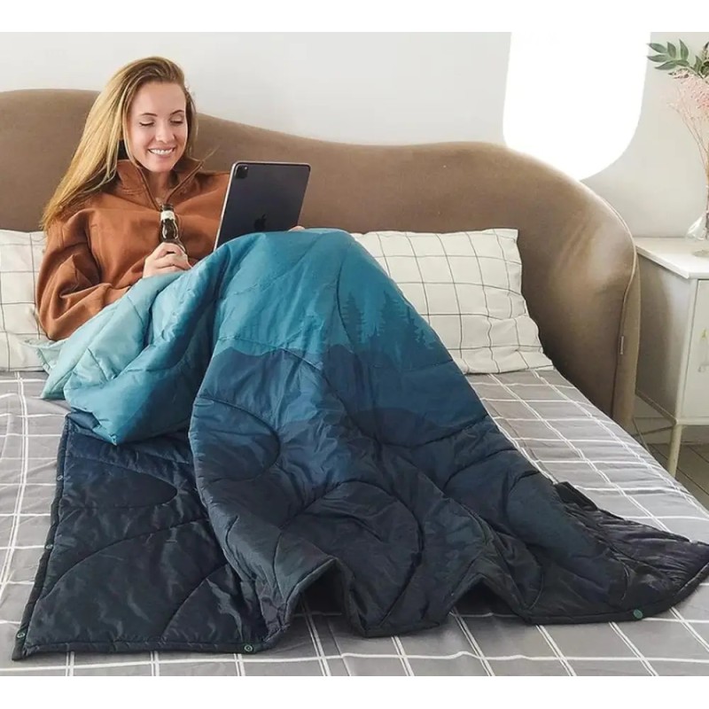 Ковдра туристична KingCamp Smart 150 XL KS2435 cyan, Cyan