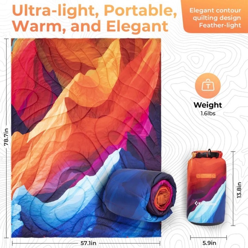 Ковдра туристична KingCamp Smart 150 XL KS2435 peak, Peak