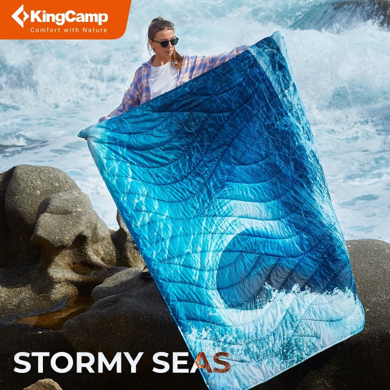 Ковдра туристична KingCamp Smart 150 XL KS2436 sea wave, Seawave