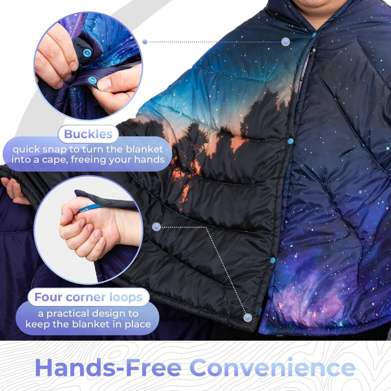 Ковдра туристична KingCamp Smart 150 XL KS2435 starry sky, Starrysky
