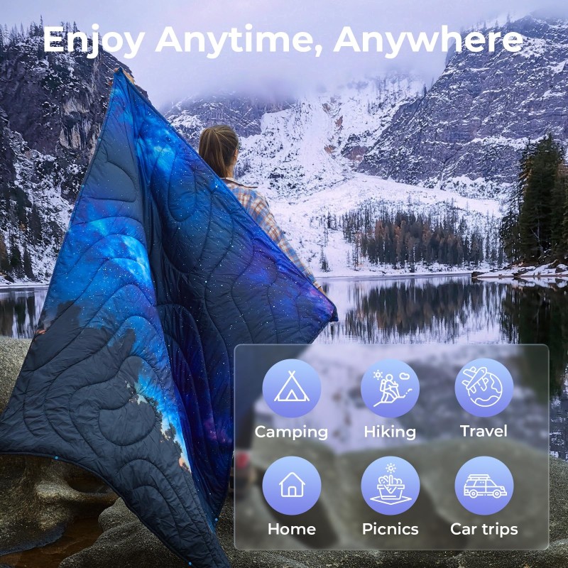 Ковдра туристична KingCamp Smart 150 XL KS2435 starry sky, Starrysky