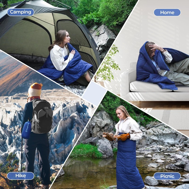 Ковдра туристична KingCamp Smart 150 KS2432 navy, Navy