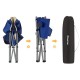 Крісло розкладне KingCamp Cedar KC3888 blue/beige
