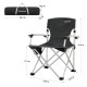 Крісло розкладне KingCamp Conifer black