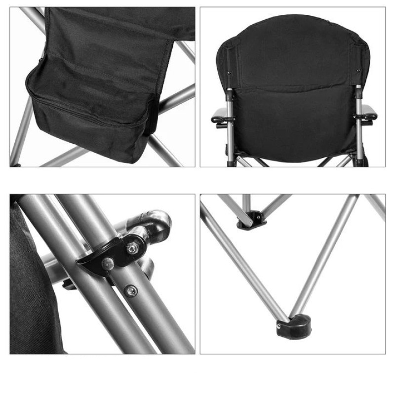 Крісло розкладне KingCamp Conifer black/grey