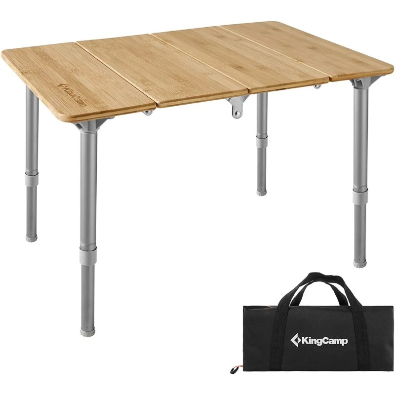 Розкладний стіл KingCamp Bamboo KC1913 yellow