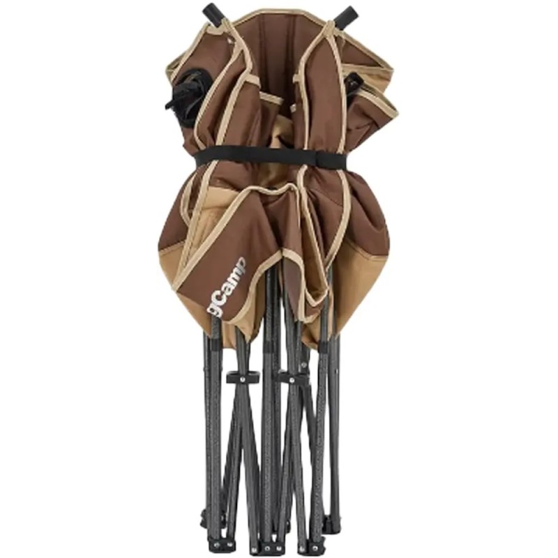 Крісло розкладане KingCamp Canna C20 Plus KC2509 khaki/coffee