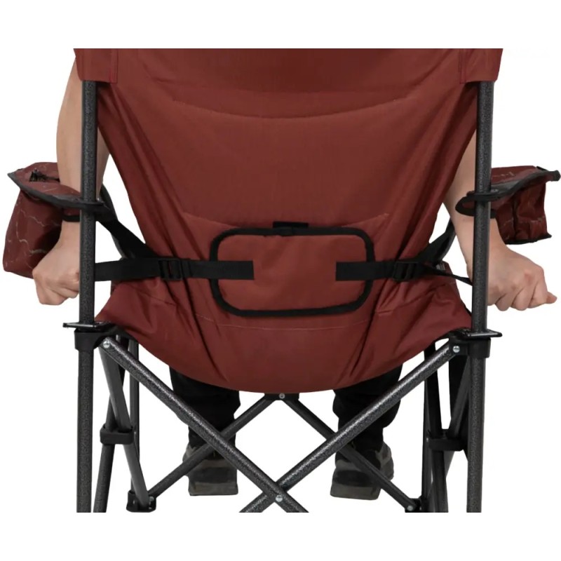 Крісло розкладне KingCamp Juniper C10 KC2538 red/grey